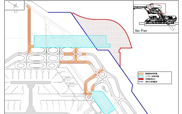 B滑走路南側エプロンの整備計画