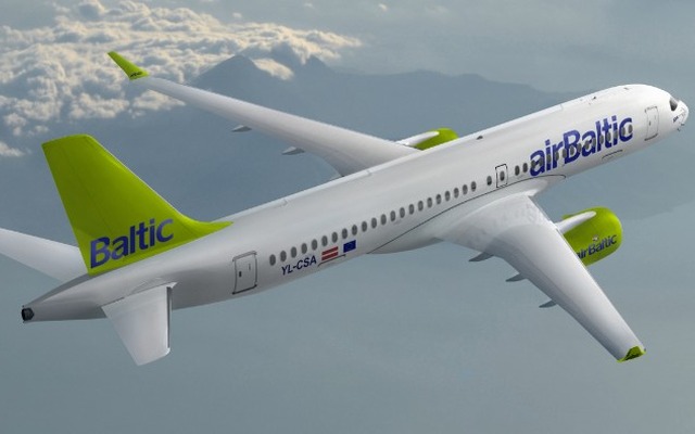 エア・バルティックのCS300　Credits: Bombardier