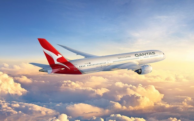 カンタス航空のボーイング787型機