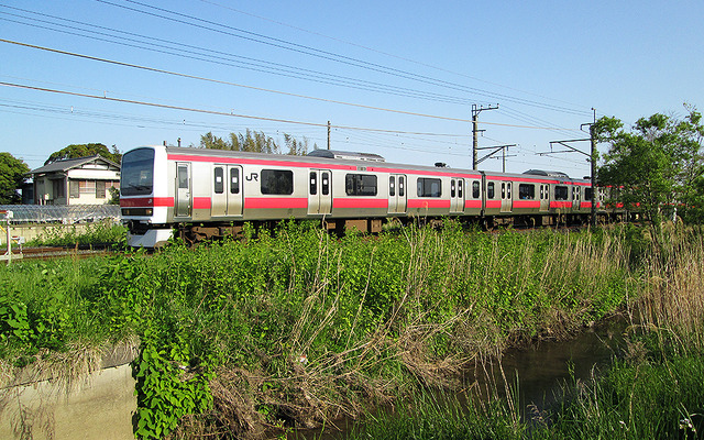 外房線を行く京葉車両センター所属ケヨ34編成