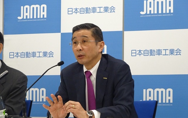 西川会長　《撮影　池原照雄》　