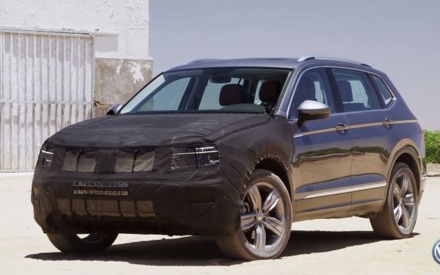 VW ティグアン オールスペースの開発プロトタイプ車
