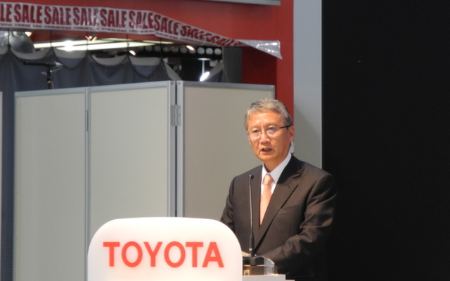 トヨタ自動車の増井敬二専務役員　《撮影　山田清志》　
