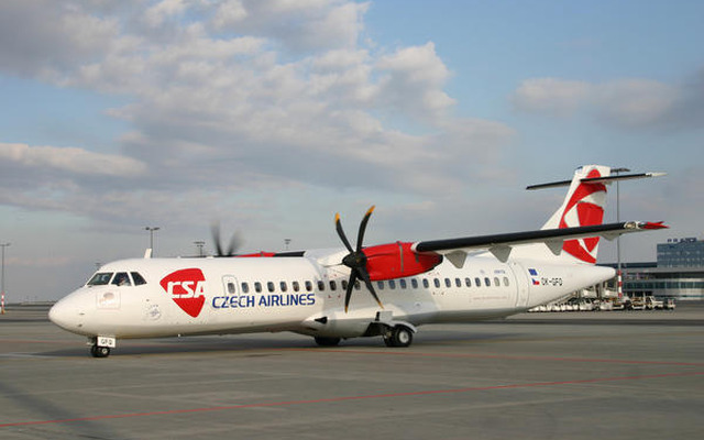 チェコ航空のATR72