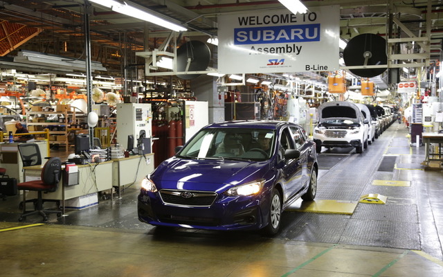 米工場での生産が始まったインプレッサ