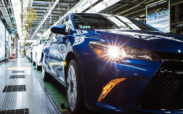 トヨタのケンタッキー工場で生産されているカムリ