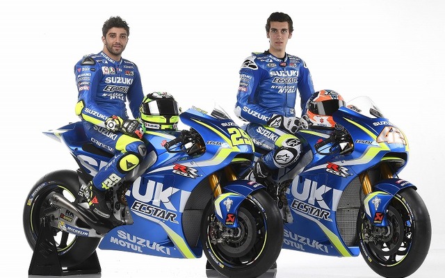 Team Suzuki MotoGP 2017 Iannone Rins GSX-RR-001