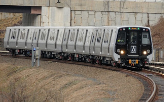 川崎重工の米国車両工場で鉄道車両の製造数が累計2000両に達した。写真はワシントン地下鉄の7000系。