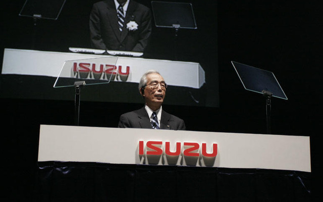 いすゞ井田社長、負の遺産払拭に安堵の表情