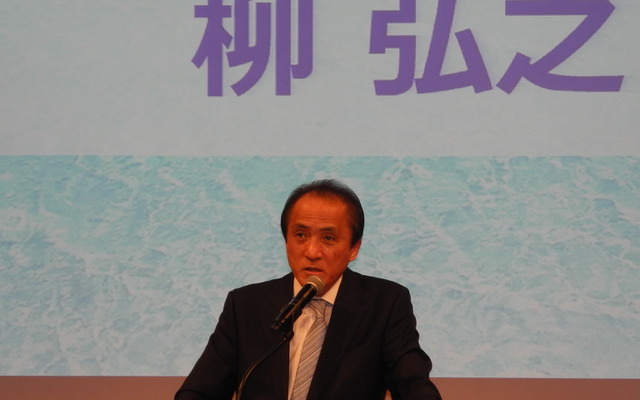 日本マリン事業協会の柳弘之会長（ヤマハ発動機社長）