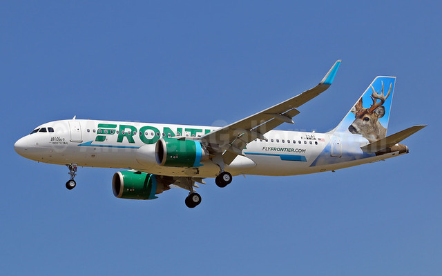 フロンティア航空のエアバスA320