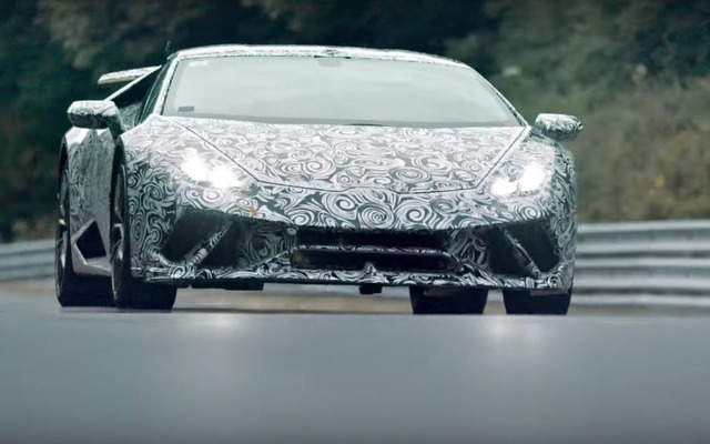 ランボルギーニ ウラカン の高性能版の開発プロトタイプ車