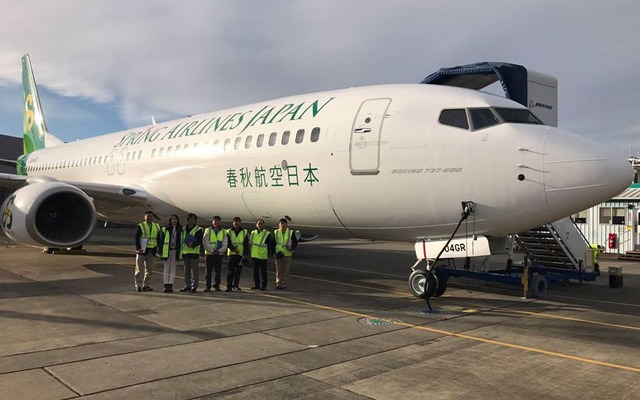 春秋航空日本のボーイング737-800
