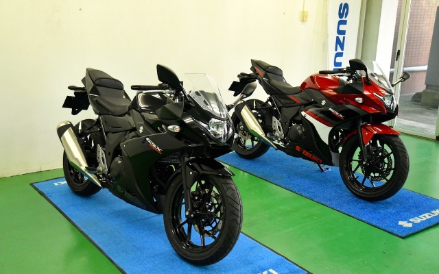 スズキのニューモデル、GSXR250R。