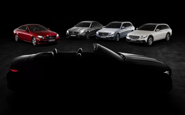 新型メルセデス Eクラス カブリオレ と新型Eクラスファミリー