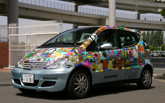 メルセデスベンツ F−Cellに同乗試乗…エコロードフェスタ07
