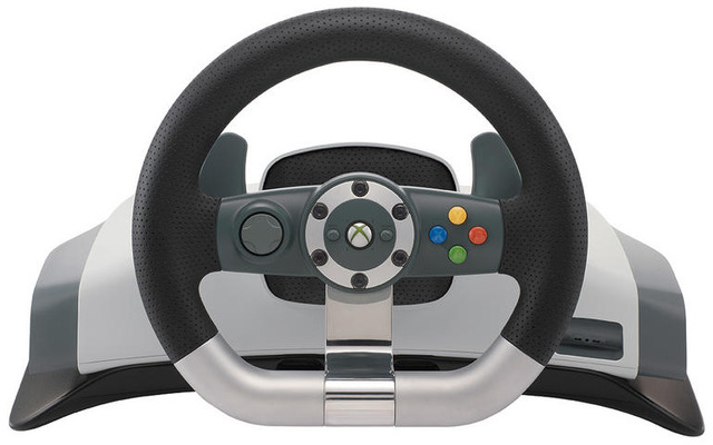 Xbox 360 ワイヤレス レーシング ホイール 発売