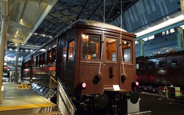 鉄道博物館で展示されているナデ6141号。電車としては初めて重要文化財に指定される。