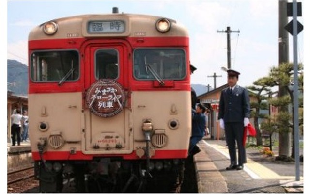 キハ58系で運行されていた時の『みまさかスローライフ列車』