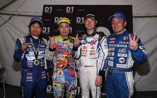 【D1グランプリ Rd.2】追走トーナメントで横井昌志が、単走で田中省己が優勝