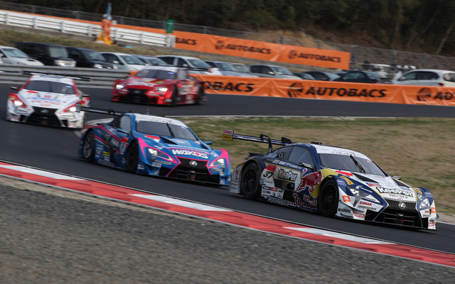 #37を先頭に、レクサスLC500が1-2-3-4-5-6フィニッシュを達成。