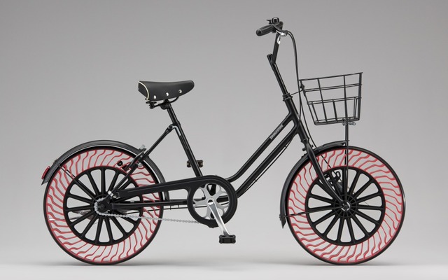 エアフリーコンセプトを用いたタイヤを装着した自転車