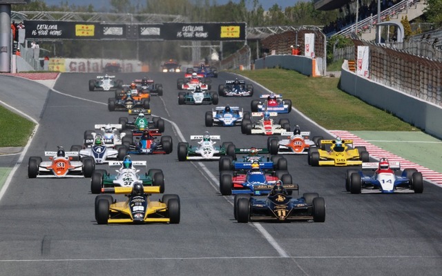 FIA Masters Historic Formula1 Championship開幕戦バルセロナのスタートシーン