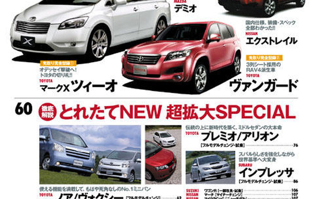 トヨタ ヴァンガード、3列シートSUVの新型　スクープ!!