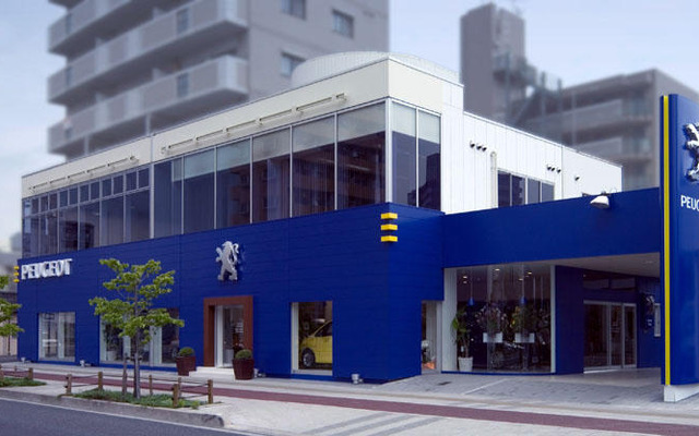 ブルーボックスを採用　プジョーの新店舗が広島にオープン