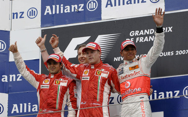 【F1フランスGP】決勝…フェラーリが1-2フィニッシュ