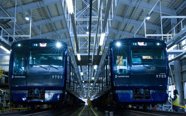 相鉄は9000系リニューアル車（写真）を引き続き導入。神奈川東部方面線の開業に向けた新型車両も本年度から導入する。