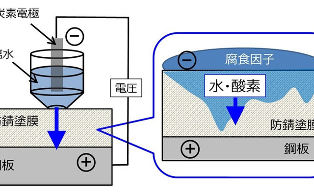 耐食性迅速評価法のイメージ