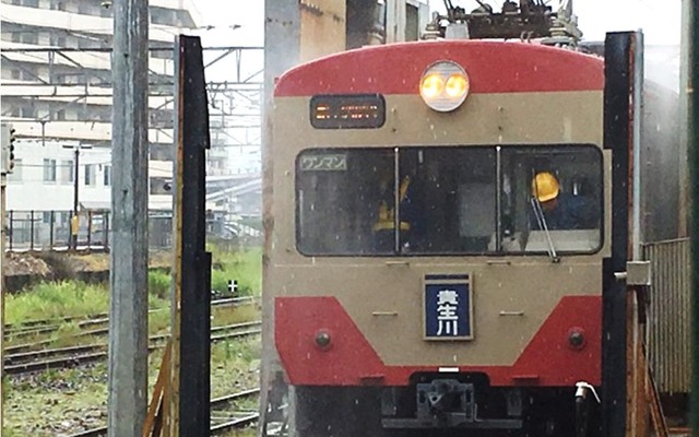 「ガチャコンまつり」では電車の洗車体験も行われる。