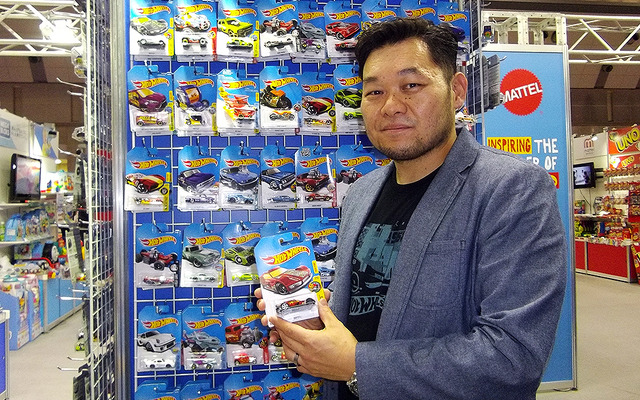 Hot Wheels デザイナー、Jun Imai（6月2日、東京おもちゃショー）