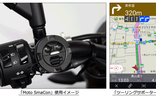 Moto SmaConとツーリングサポーター
