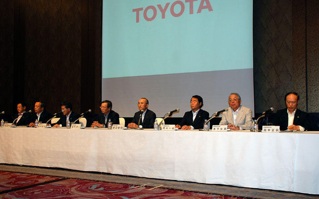 トヨタ年央会見　渡辺社長、3つのサスティナビリティを追求
