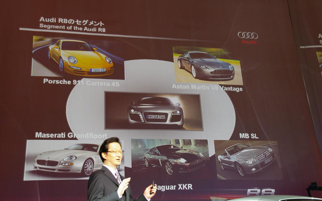 【アウディ R8 日本発表】専用ディーラー8店舗を設定