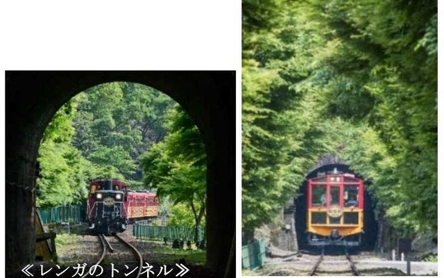 トロッコ列車の“涼