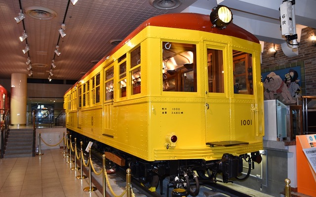 東京地下鉄道の1001号が機械遺産に認定されることになった。写真は地下鉄博物館で展示されている1001号。