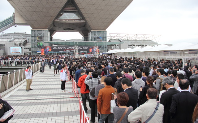 東京モーターショー2015プレビューデーの様子