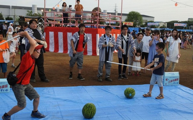 BASFジャパン 戸塚工場 第42回夏祭り スイカ割り