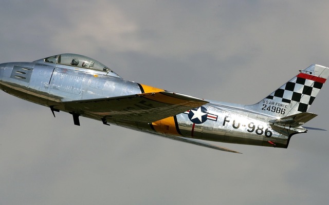 F-86。2007年のイベント。　(c) Getty Images