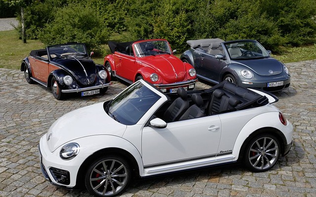 歴代VWビートルのカブリオレ
