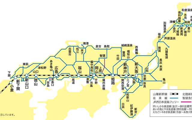 「乗り放題きっぷ」で利用できる路線。10月の土曜・休日に限り1日乗り放題になる。