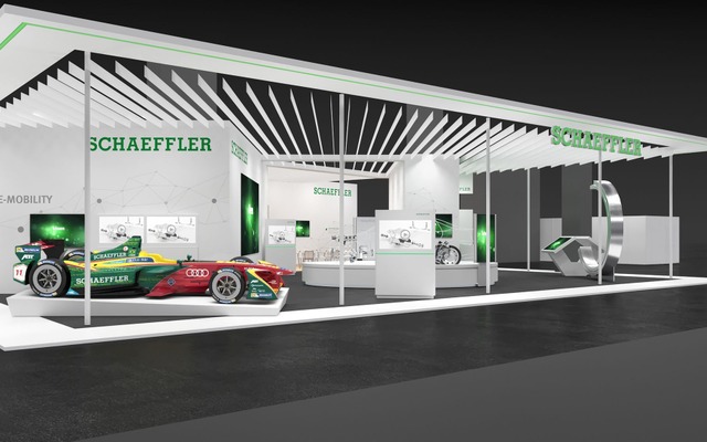 シェフラーのフランクフルトモーターショー2017のブースイメージ