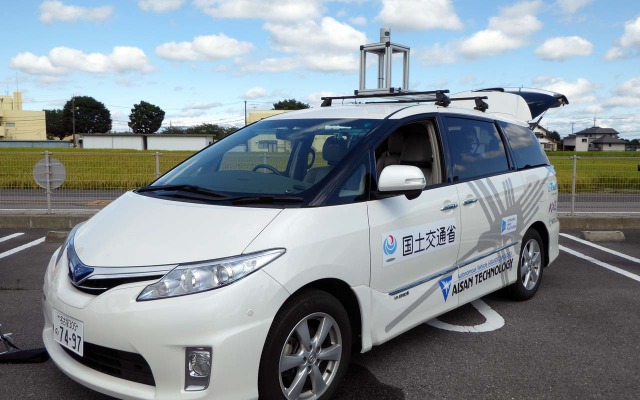 アイサンテクノロジーが愛知県内で自動運転「レベル3」の実証実験を行ってきたエスティマ