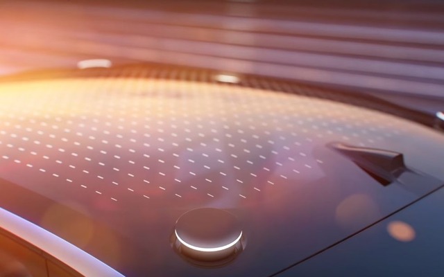 VW I.D. CROZZの進化版のルーフからポップアップするLiDAR
