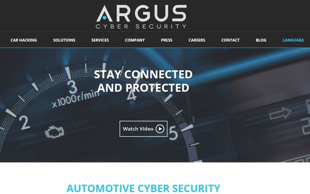 アルガス・サイバー・セキュリティ社の公式サイト