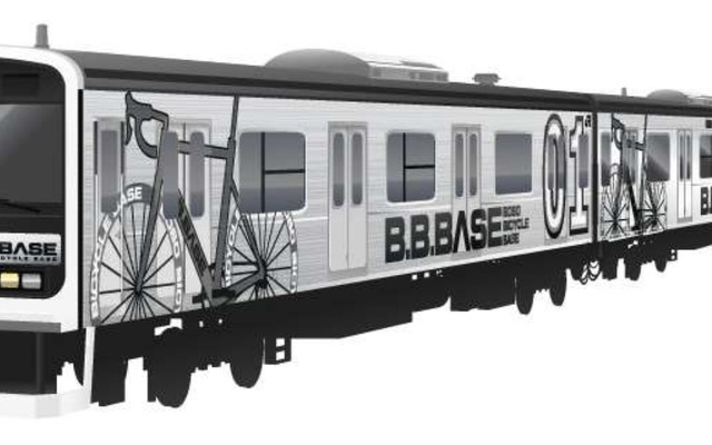 『B.B.BASE』で使われる車両のイメージ。2018年1月上旬から週末を中心に運行される。