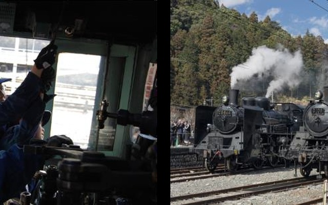 「SLフェスタ」では蒸気機関車の運転体験や蒸気機関車3両を並べて展示するなどのイベントが行われる。